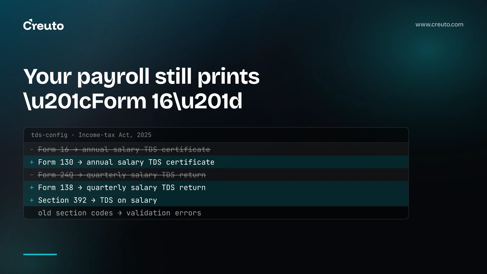 Form 130 replaces Form 16: what payroll software must change in 2026