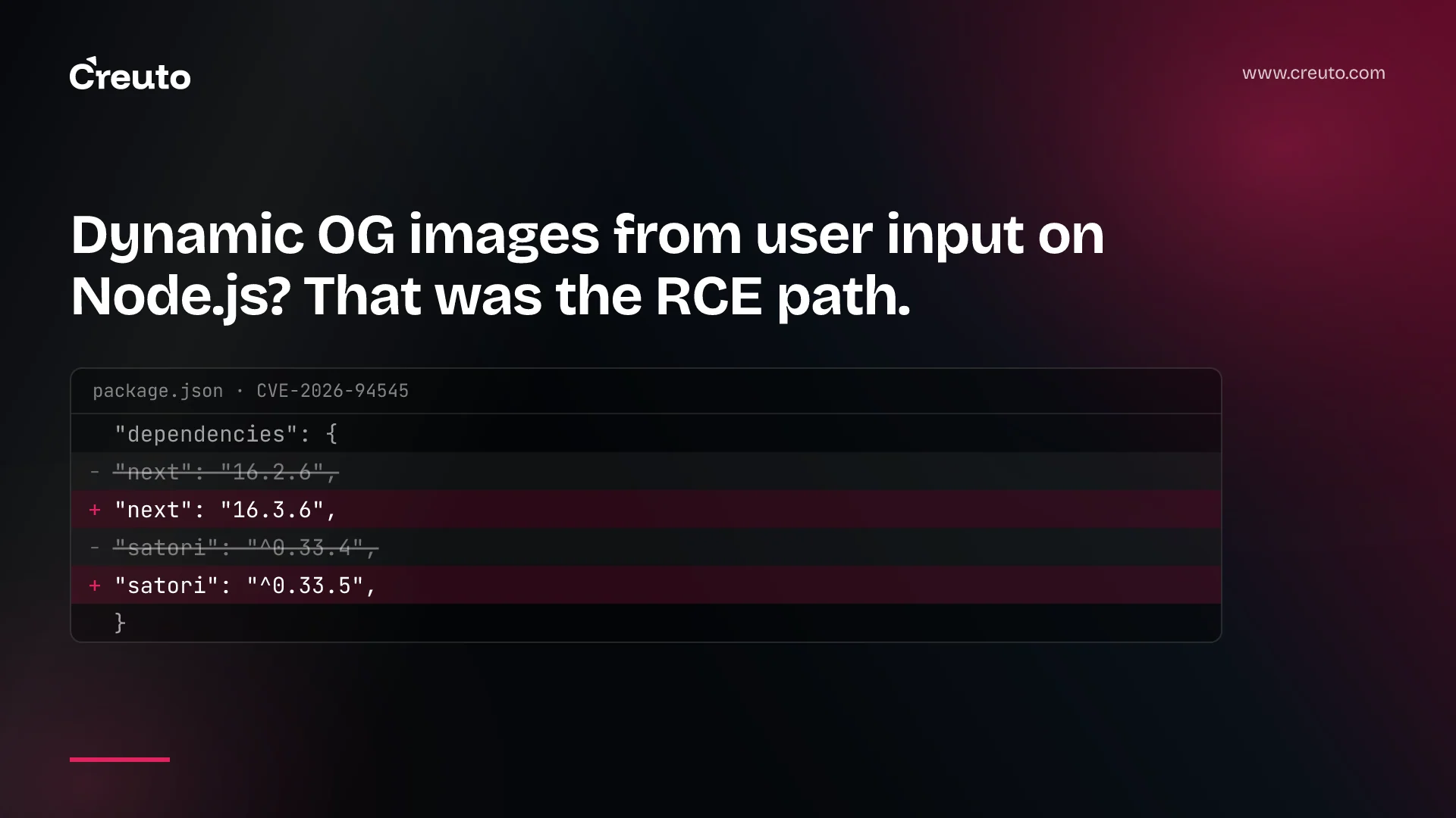 Next.js 16.3.6 fixes a critical next/og RCE: who is exposed