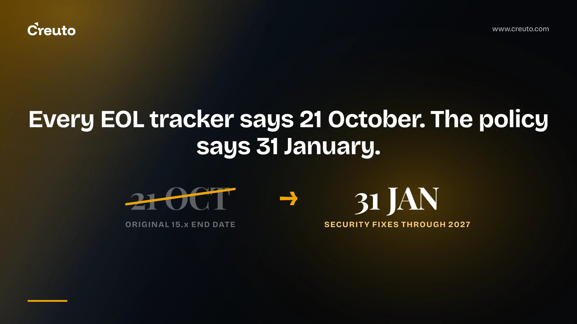 Next.js November security release: 3 Nov, then 31 Jan 2027